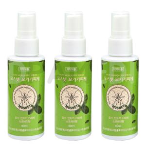 모스넷(60ml) 3개 /모기기피제/모기/퇴치제/스프레이