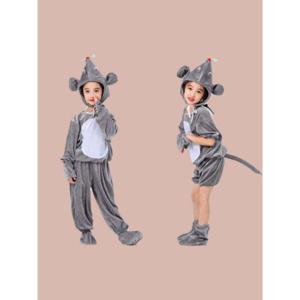 공용 코스튬/캐릭터복장/역할극아동옷 의상 쥐 동물 역활극 공연 유아 유치원(4 color)