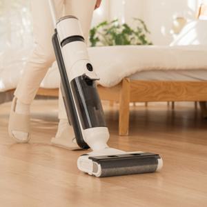 휴스톰 아쿠아 듀얼클린 무선 진공물걸레 청소기 프리미엄 HD-9000W 자동세척 자동물분사 음성안내 NEW