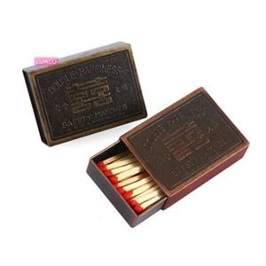 기타케이스/휴대용 압력 금속 성냥갑 상자 레트로 성냥 케이스 573613mm