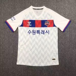 축구 프로팀 유니폼/2024시즌 K리그1 수원FC 유니폼 반팔 축구복 소원FC 원정 화이트