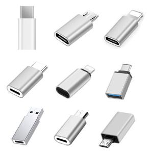 메탈 변환 젠더 C타입 5핀 8핀 USB 3.0 OTG 갤럭시 아이폰 변환젠더 ODM-GENDER01