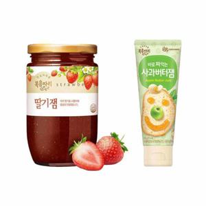 복음자리 딸기잼 1kg + 복음자리 바로 짜먹는 사과버터잼 정품 복음자리 최저가 프로모션 합니다
