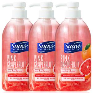 수아브 대용량 퍼퓸 바디워시 바디클렌져 500ml 3개