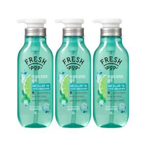프레시팝 지루성두피샴푸 지성두피샴푸 500ml 3개
