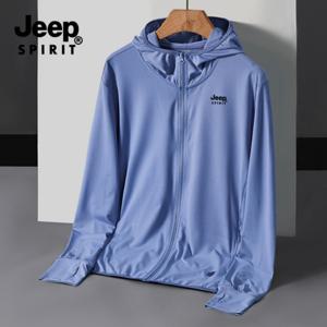 JEEP SPIRIT 여름 아웃도어 긴팔 커플 루즈핏 자외선 차단 의류