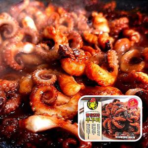 빨강모자 맛있게 매운 양념 쭈꾸미 볶음 350g 2팩+2팩 (총 1.4kg) 보통매운맛 캠핑 음식 맛집 요리