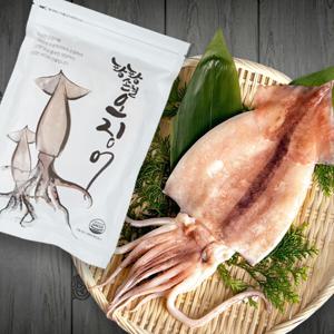 퐝퐝 손질오징어 500gx4팩 (총8-12미/2kg내외)