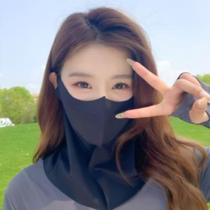 1+1 UV완벽차단 실크 넥페이스가드 골프 낚시 등산 마스크  1+1 자외선완벽차단 넥페이스가드