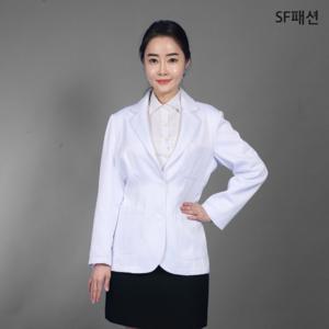기본 여의사 자켓 여성 반 의사 가운 병원 약국 유니폼 국산원단 오후 4시까지 주문시 당일발송