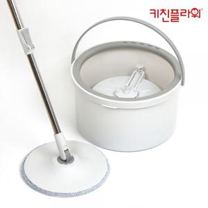 키친플라워 밀대걸레 물걸레 청소기 자동세척 자동탈수 회전걸레 핸드스핀 통돌이 회사 비품 청소