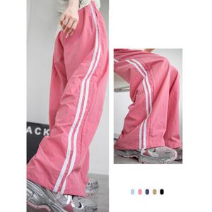 1+1 여성 여름 얇은 와이드 카고 팬츠 5COLOUR