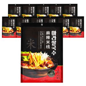 식다락 마라쌀국수 2인분 336g x 12팩 5분 간편조리 얼큰하고 탱글탱글한 마라맛 쌀국수