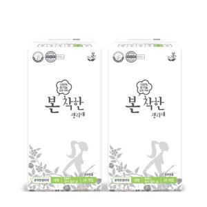 유기농본 착한 유기농 생리대  대형 28P x 2팩
