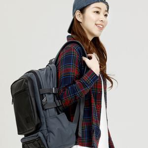 존피터 7007M 미듐 더블체크백팩 학생백팩 학생가방 책가방 여자백팩 대학생가방 고등학생가방