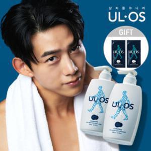 우르오스 스킨바디 올인원 바디페이스 바디클렌저 바디워시 500ml x2 (+증정 샴푸 샤쉐 10ml x2)