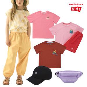 최대혜택가 8930원~/무료배송 /15%+10%쿠폰/뉴발란스 키즈의류/티셔츠/팬츠/셋업 外 모음