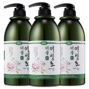 어성초 비듬 약산성 두피 대용량 샴푸 1000ml 3개