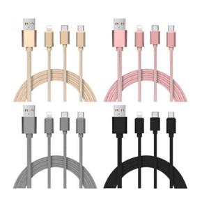 (1+1) 3in1 동시 충전 케이블 C타입 8핀 5핀