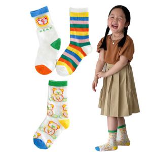 어드벤처곰 매쉬 중목양말 3족세트(1476)