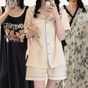 (오늘만20%추가할인) 폭싹 깎았수다 초특가 여름 베스트 신상 잠옷 반팔 나시 상하세트 원피스 모음전