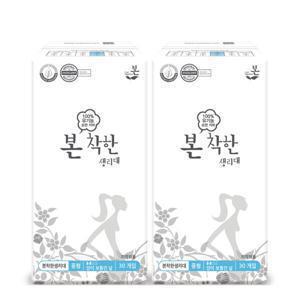 유기농본 착한 유기농 생리대  중형 30P x 2팩