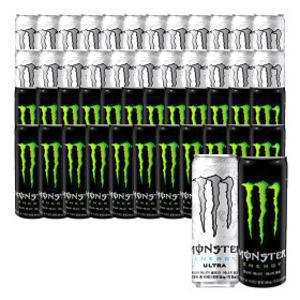 몬스터 에너지 울트라+그린 355ml 48캔 (2박스)