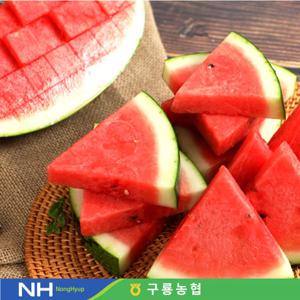 (신선집중) 12%+10%/ 구룡농협 당도선별 수박 8kg 이상(산지직송/쿠폰가 19970원)