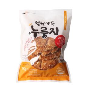 국내산 쌀로 만든 정성가득 누룽지 1kg x3개