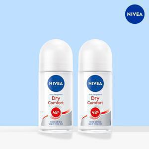 6/25 단하루  니베아 데오드란트 롤온 드라이 컴포트 50ml X 2개