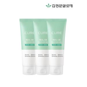 [김정문알로에]큐어 리알로에 수딩젤 150ml 3개