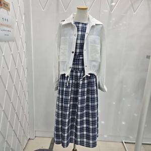 [밸리걸]포켓 스트링 라이트 자켓 (화이트) 803471