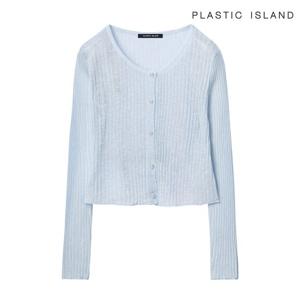 플라스틱아일랜드 시스루 진주 가디건 (PRTKG032)