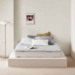 사계절 누빔 양면패드 침대커버 밴드형 킹 2개