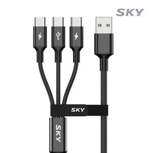 비트 3in1 27W USB-A to C타입 고강도 고속충전 케이블 1.2m