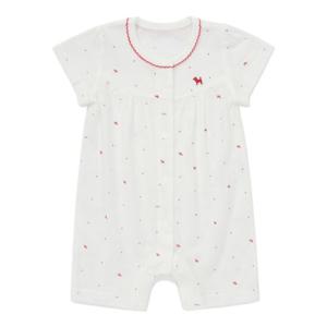 [블루독베이비8] SS25 BI뱀부우주복 HJ (4537004106) (BLUEDOG BABY 유아 출산 백일 선물 도트 강아지 내복