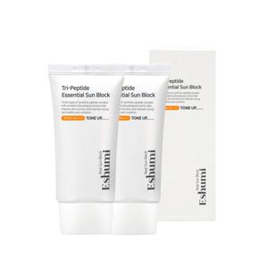 애슈미 트리 펩타이드 에센셜 톤업 선 블록 50g-2개 선크림 SPF50+ PA++++ 자외선차단