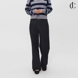 엘케이트 여자 생지 데님 팬츠 와이드핏 논페이드 청바지 LNNP008