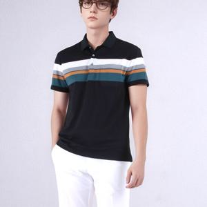 [보이투맨]남성용 배색 순면 반팔 카라티셔츠 NTN134