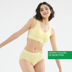 [온라인최저가]25SS 최신상 베네통 브라팬티 1세트 옐로우