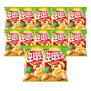 농심 포테토칩 오리지널 60g x 12개 / 간식 과자