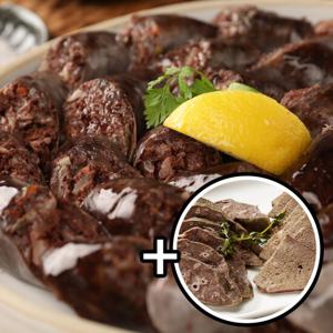 [용가마]토종순대(매콤한맛) 2팩+간/허파세트 1팩