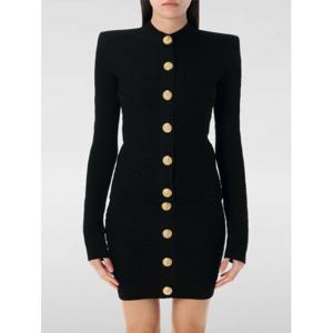 [BALMAIN] 여성 가디건 스웨터 EF0KL191KI42 0PA 블랙 /6