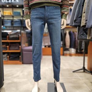 [올젠] 남성 중청컬러 워싱 데님팬츠 ZOF5DP1304 BL