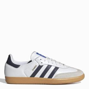 ADIDAS ORIGINALS 로우 삼바 OG 화이트/나이트 인디고 트레이너 IF3814LE/XG_ADIDS-WB