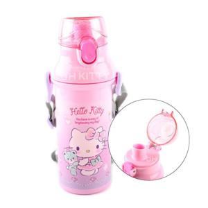 헬로키티 앵커 원터치 어깨끈 물통 캐릭터 아동 물병