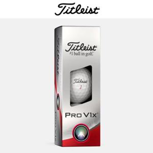 타이틀리스트정품  2023 Pro V1x 골프공 화이트 3피스 1줄 3개입