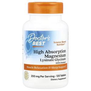 미국직구 Doctors Best 닥터스베스트 고흡수 마그네슘 100mg 120정 Magnesium