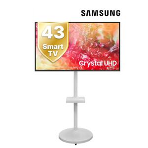 삼성 43인치 43TU75 108cm LED UHD 스마트 TV 무빙 이동식 스탠드 삼탠바이미