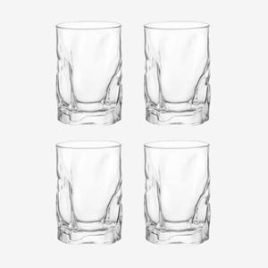 보르미올리 소르젠테 언더락잔 유리컵 300ml 4P